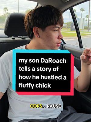 my son DaRoach tells a story of how he hustled a fluffy chick #interestingstory #storytimevideo #Daroach #daroachgoat #stepdadlife #cstylesreality 