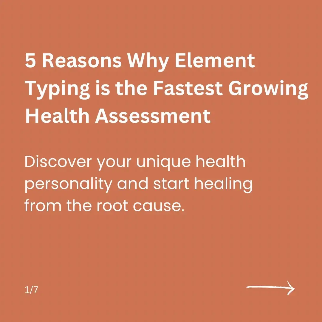 Your health isn’t ‘one-size-fits-all.’ Find out why Element Typing is transforming wellness with a free assessment tailored just for YOU. Comment ‘ET’ below to get started! #elementtype #bodytype #tcm #dranis #tiktokpartner 