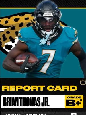 Here’s my Rookie Report Card for #BrianThomas  🎥📊📈 #jacksonvillejaguars #Agent89 #SteveSmithSr #podcast #NFL #LSU #LSUTigers 