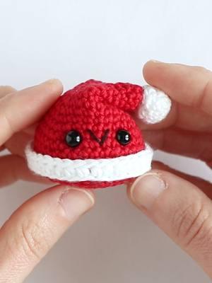 Its day 10 of my 12 days of mini Christmas Amigurumi advent crochet a long!🧶 Nothing says Christmas is soon here like a Santa hat being worn at all times❤️ Ive got one day left and the free video tutorial isnt even ready yet😖  I haven't got to go to sleep for a long time now. It seems like me and Santa have the same schedule 😵‍💫  Maybe I can teach Santa how to Crochet! 😊 🧶 Crochet Pattern: A Menagerie of Stitches y00tooB Yarn: @hobbii_yarn  #crochettutorial #crochet #crochettok #crocheter #amigurumis #tiktokcrochet #easycrochet #crochetersoftiktok #crochetplushies #crochetmagic #crochetlife #amigurumi #advent #yarnlovers #yarntok #crochetinspo #crochetinspo #crocheting #crochettiktok #crochetalong 