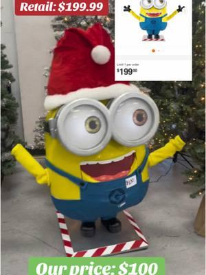 🚨 40%-80% OFF retail prices❗️ 📫BULLDOG LIQUIDATORS LAS VEGAS 3185 E. Tropicana Ave. Unit B  Las Vegas NV 89121 ⏰Monday-Sunday 10:00am-9:00pm ☎️(702) 433-8200 #minionchristmas #minion #animatronics  #discountstorelasvegas #liquidationstore #bulldogliquidatorslasvegas #bulldogliquidatorslv 