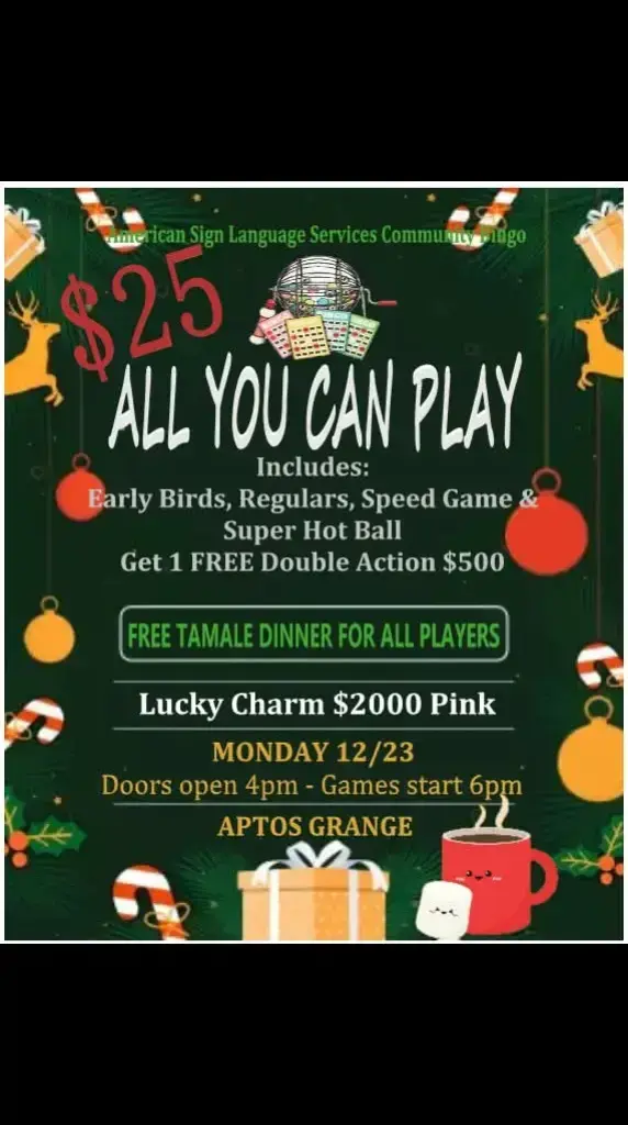 Fun thing to do at night in Aptos  #SantaCruzCounty #gamingcommunity #bingo #santacruzbingo #aptosbingo #watsonvillebingo #bingon fun #salinasbingo #bingonight #sundaybingo #mondaybingo #christmas #2024vibes #gameroom 