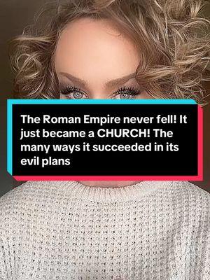 The Rolan Empire NEVER FELL it JUST  BECAME A CHURCH!!! Once you see the various ways the Vatican has successfully taken over the goals of the Roman empire and the different ways theyve done this it all becomes so clear! Pope set to open 5 portals tomorrow night lets just say he is NOT knock knock knocking on Heavens door! #fyp #fypシ #goviral #god #yahweh #jesus #yeshua #viralvideo #viraltiktok #storytime #bible #roman #empire #romanempire #church #pope #real #reality #bookifenoch #books #book #vatican #door #portal #lies #demon #christmaseve #christmas #evil #story #truestory #satan #snake #star #angel #telescope #lucifer #firmament #space #falseprophet #prophecy #share #plan #like #Love #follow #friends 