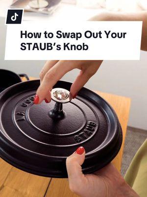 Unbox elegance. Our new knob featuring a Swarovski® crystal is a lovely gift for your favorite STAUB fan. Quantities are limited, so don't miss your chance to add one to a deserving fan's collection (yours included). Swapping it out the existing knob is simple; all you need is a Phillips-head screwdriver. #madeinStaub #staub #castiron #kitchenessentials #foodiegifts #giftsforfoodies #Dutchoven #castiron #kitchenware #aesthetic #kitchendeals #TikTokShopBlackFriday #TikTokShopCyberMonday #TikTokShopHolidayHaul 