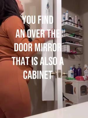 #storage #jewelrystorage #overthedoororganizer #mirror #homeorganization #TikTokShop #jewelrycabinet #momhacks #smallspaceliving 