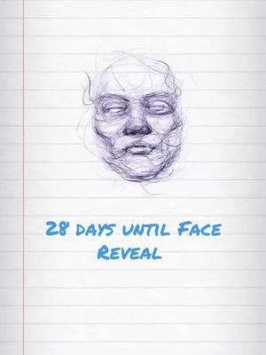 Face reveal in 28 days #sketchpad #facereveal #28days #contentcreatorlife 