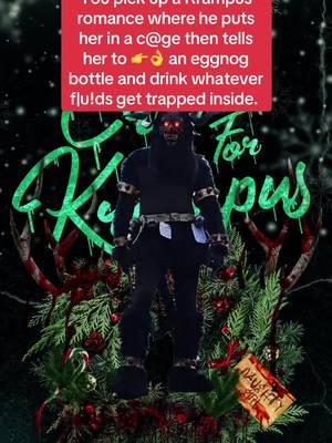 Not your usual Christmas romance. 🤭 Cry for Krampus releases Dec. 24th into Kindle Unlimited.  #darkromance #monstersmut #creepmas #christmasreads #darkparanormalromance #krampusromance #darkpnr #darkromancebooktok #darkmonsterromance #aidenpierceromance #cryforkrampus 