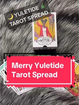 Tarot card spread for Yule or Christmas 🎄🕯️🔥❄️ #witchtok #yule #yuletideseason #tarotcardspread #tarotcardreading #tarotcardreader 