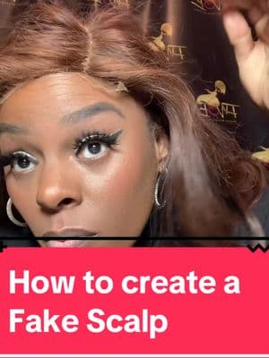 Here is a quick tutorial on how i make my scalps look real and cancel out those little holes . Let me know if this is helpful  #gluelesswig #gluelesswiginstall #howtogivescalp #scalprealness #fakescalpwig #sidepartmiddlepart 