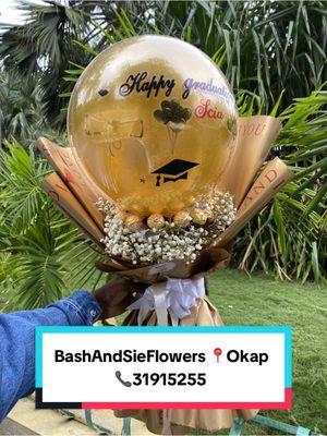 Avec @BashAndsieFlowers bay proche yon boukè #ballon personnalisé 😍💐 #ambassador #viral_video 