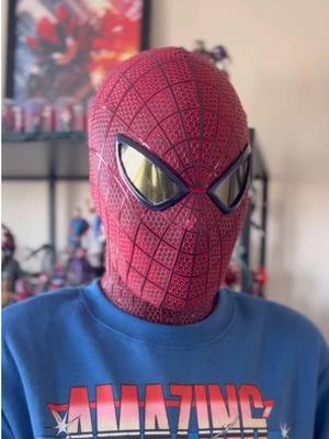 TASM 1 mask by @Joyydesign! Stay tuned for more videos on this super high quality Spider-Man mask! #dosbrostoys #spiderman #spidermanmask #tasm #tasm1 #andrewgarfield #andrewgarfieldspiderman #joyydesign #prop #movieprop #cosplay #toycollector #toycommunity