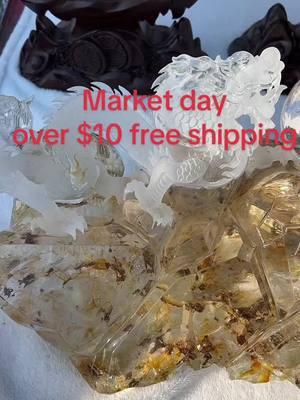 market day💕💕🎉🎉#crystalfreeshipping #crystalwarehousesale #crystalenergy #crystalmarkets #oasiscrystalus #gardenquartz #crystalcarvings 