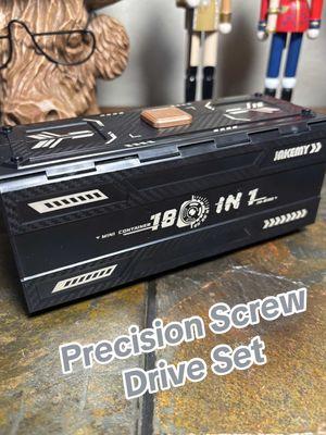 180 in 1 Precision Screw driver set with case 👍 #precisionscrewdriver #screwdriver #screwdriverkit #tools #techtools #gadgets #computer #mademyyear #180in1screwdriver #tools #tech #electronics 