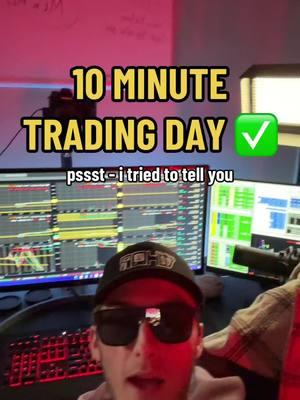 I was done trading in less than 30 minutes today thanks to my top stock watchlist!  What did you trade today?  #howtotrade #tradingeducation #daytrading #stockstowatch 