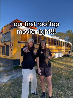 the first of many rooftop movie nights 😍 wishing you all a very Merry Christmas ✨❤️🙏🏽 Luke 2:11 . . . #skoolie #buslife #busconversion #skoolielife #skoolieconversion #vanlife #vanconversion #homeonwheels #renovation #renovationseries #DIY #diyproject #rooftop #movienight #harrypotter 