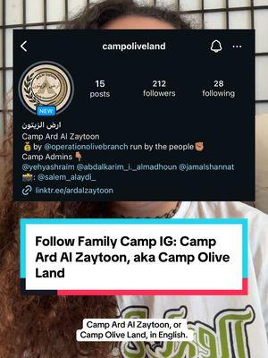 Aloha kākou! Join us in supporting Camp Ard Al Zaytoon (Camp Olive Land), the family encampment in G-strip run by the resilient Indigenous 🇵🇸s and sponsored by OOB, with the help of our amazing partners @Pal.humanity @amani.rajeh and Bahrain Medical Aid. Follow their IGs to stay updated, learn more about their initiatives and ways to support 🕊️ mahalo!  #campoliveland #campardalzaytoon #voicesofresilience #olivetrees #olivebranch #globalsolidarity #supportthefamilies #powertothepeople #fyp #foryou #foryoupage 