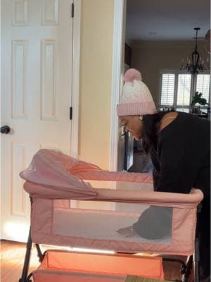 this bassinet is literally so adorable 😍 #bassinet #bedside #newbaby #newbabyborn #nursery #nurserydecor #nurseryinspo #christmasgift #babyshower #babygirl #babymusthaves #babymusthave #tiktokshopholidayhaul 