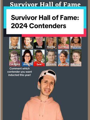 Survivor Hall of Fame: 2024 Contenders #survivor #survivorcbs #cbssurvivor #realitytv #survivorhalloffame 