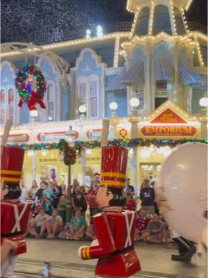 Toy Soldiers during Mickey’s Once Upon a Christmastime Parade at Mickey’s Very Merry Christmas Party #mickeysverymerrychristmasparty #magickingdom #seewdw 