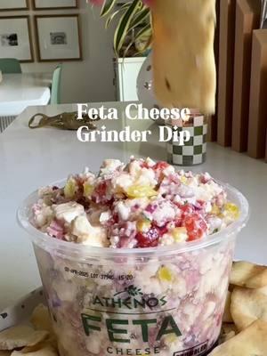 ✨🧀 FETA CHEESE GRINDER DIP 🧀✨This is THE holiday appetizer you didn’t know you needed! Creamy, tangy, and loaded with flavor, this feta dip is the ultimate party snack. Pair it with crusty bread, crispy veggies, or crackers, and watch it disappear faster than Santa down the chimney. Perfect for entertaining, potlucks, or cozy nights in—this dip is the MVP of holiday spreads. Save this for your next party because your guests will be OBSESSED! ⭐️INGREDIENTS  1 12 oz container Athenos Feta Crumbles 1/2 cup banana peppers, finely chopped 1/2 cup red onions, finely chopped 1/2 cup roasted red peppers, finely chopped 1/2 cup salami, roughly chopped 1/2 cup Italian dressing ⭐️INSTRUCTIONS Add all ingredients to a large bowl and toss together until combined. Place back in the feta cheese tub and place the lid on. Serve with crackers or crusty bread straight out of the tub.  ⭐️Or get the full recipe here through the link in my bio here - https://grilledcheesesocial.com/2024/09/09/grinder-feta-dip/ #fypシ゚viral #fypシ #foryoupage #EasyAppetizers #christmastiktok #HolidayRecipe #cheeserecipe #feta 