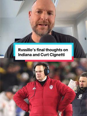 Russillo gives his final thoughts on Indiana and Curt Cignetti following their playoff loss to Notre Dame. #cfb #CollegeFootball #cfbplayoff #indiana #notredame #collegegameday #RussilloPod 