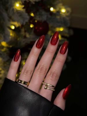 asmr holiday press ons✨❤️ these are so gorg for a twist on a classic red nail!! Products used are on my amzn sf & LTK !🫶  nail inspo @Siranush Ambartsumian  #diynails #amazonfinds #nailsathome #nailvideos #gelxnails #pressonnails #aestheticnails #nailsoftiktok #holidaynails #rednails #chromenails