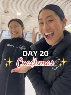 DAY 20 of #Coachmas 🎄⛸️❤️ #iceskater #figureskater #coachmichellehong #IceSkating #figureskating #iceskatingtiktok #figureskatingtiktok #skatingcoach #figureskatingcoach #coachmichelleacademy #skatingceo #askcoachmichelle #cmastretchedition #adultskater #adultskaters #adultskating #adultsskatetoo #tiktokpartner #salchow #salchowjump #skatingtiktok #howtoskate #howtoiceskate 