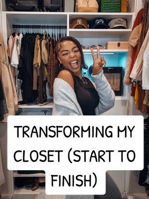 I will always ask for MILITARY DISCOUNT for any purchase (BIG OR SMALL) and my closet was no exception!  S/o to #closetbydesign & @Amazon Home | got the space together & i filled it with everything a girl needs!  So bring your butt back for all the right tings! I got you!  #leslielatrice #closetcleanout #closetorganization #newcloset #homeyvibes #bigvetles 