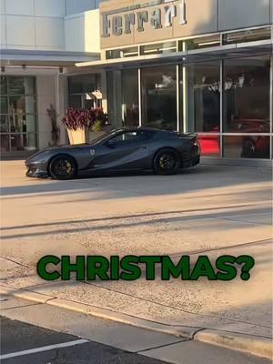 What do you want for Christmas?#onthisday #ferrari #812competizione #philiptamorriasupercars 