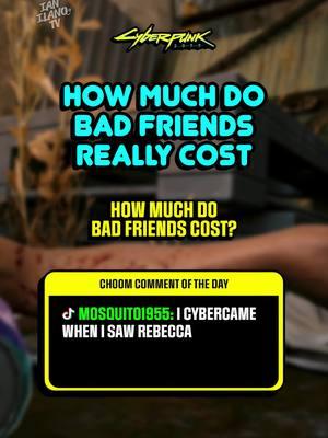 How much do you think Bad Friends cost? (HINT: It's a lot) 😱😱 Robert Czmerkowski can teach you a thing or two in Cyberpunk, if you managed to find it 😉 #cyberpunk2077 #cyberpunk2077secrets #cyberpunk2077secret #cyberpunk2077update