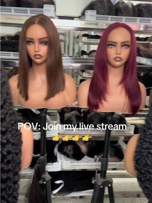 Join my live stream🤩#westkisshair #gluelesswig #weargowig #wigtiktok #precutwig #megalive #humanhair #lacewig #naturalhair #wig #transparentlace #hairfactory #wighair 