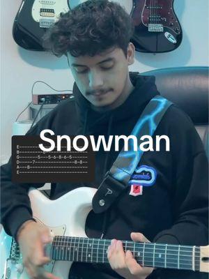 Snowman by Sia #guitar #guitartutorial #guitartabs #fypシ #fypage #snowman #sia #howtotiktokk 