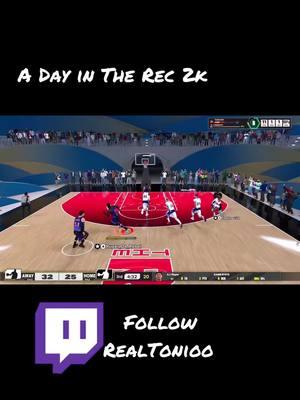 Day in Life of Rec 2k 🏀🎮 #gaming #twitchstreamer #2kcommunity #2k25gameplay #justplay #ps5 #playstation 