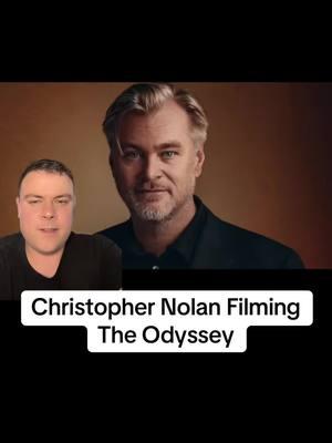 Christopher Nolan Filming The Odyssey #christophernolan #chrisnolan #christophernolanfilm #christophernolansmasterpiece #christophernolanmovies #theodyssey #homersodyssey 