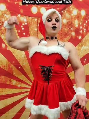 Mx. Clause ripping the cards. #oldetimestrongman  #grip #griptraining  #gripstrength  #oldetimefeatsofstrength  #oldetimestrongwoman  #oldetimestrongthem  #gendernonconforming  #genderstrong  #queerappalachia  #queerartist 