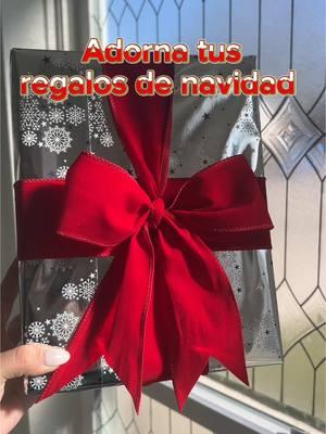 Tutorial de los lazos para los regalos de navidad #christmasgift #christmastiktok #tutoriales #lazos #regalosdenavidad 