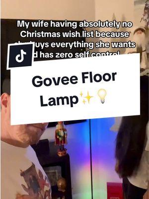 Loving this floor lamp by @GoveeUS It’s customizable which is a perk since you can choose whatever lights you’re in the mood for💡✨ #govee #goveelights #christmas #giftideas #goveefloorlamp #shopping 