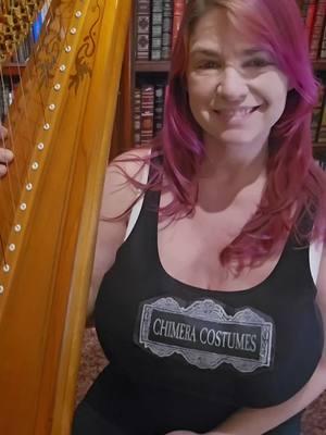 duet and play Greensleeves with me! #harp #chimeracostumes #lotr #christmas #medieval #holiday #medievaltiktok 