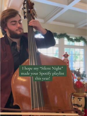 My spotify link is in my bio. Happy Holidays, and I wish everyone a warm holiday! #doublebass #doublebassistsoftiktok #doublebasscover #silentnight #silentnightsong #christmassong #xmassong #happychristmas #merrychristmas2024 #classicalbass #holidaysongs 