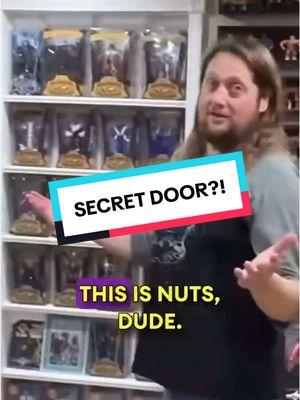 Kyle peterson has so many figs, he needs a secret door!! 😳 #secretroom #secretdoor #actionfigures #actionfigure #wrestlingfigures #actionfigurecollector #actionfigurecollection 