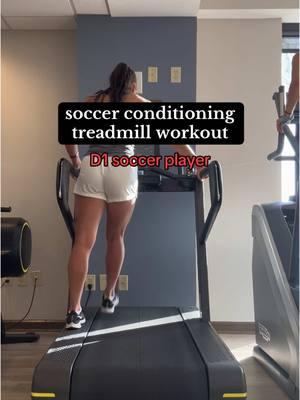 Soccer Conditioning!!! #Soccer #soccertiktok #treadmill #Running #soccertraining #soccerfitness #gym #workout #soccergirl #conditioning 