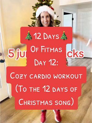 Cozy cardio workout you can do at home- It’s also low impact! 😅 Follow the same order as the song… #12daysoffitmas #getactivewithallison #cozycardio #athomeworkouts 