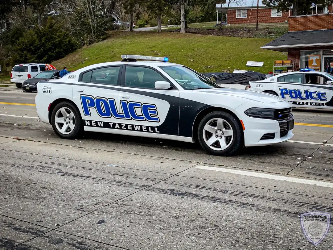 These Dodge Charger Pursuits belong to the New Tazewell Police Department, located in Claiborne County, Tennessee. Their fleet mainly consists of Dodge Chargers, but they also have FPIUs and Durangos. NTPD serves a community of about 3,000 people in a jurisdiction of 5 square miles. Photographed in New Tazewell on November 23, 2024. ____ #sheriff #sheriffsoffice #sheriffdeputies #police #policecar #copcar #highwaypatrol #statetrooper #policedepartment #backtheblue #policepatrol #policevehicles #policecarsofinstagram #tennessee #tenn #tn #thinblueline #911 #lawenforcement #cops #firetrucks #buff #emergency #firstresponder #photography #ford #fordf150 #fordcrownvic #crownvic #tennessee #dodgecharger #dodgechargerpursuit 