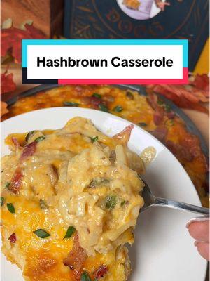 Replying to @CourtneyTaylor🥀 Hash brown Casserole 1 lb bag of frozen hashbrowns 1 tsp salt 1/4 tsp black pepper 2 teaspoons Hoodoo Creole seasoning  1 tsp garlic powder 1/2 tsp onion powder 1 can cream of chicken 1/2 cup sour cream 6 eggs, beaten 1/2 cup heavy cream 1 lb ground maple sausage, fully cooked 1 cup cooked bell peppers and onions  2 cups Colby jack cheese, divided (add 1/2 cup cheese to the casserole mixture, top with 1.5 cups cheese) Top with bacon bits and green onions #fyp #hashbrowncasserole #funeralpotatoes #breakfastideas #cooking #copycatrecipes #christmasrecipes 