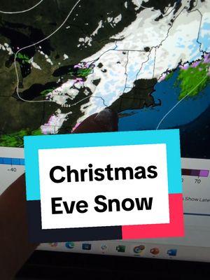 Christmas Eve snow coming in! Nothing big, just enough 🎅 #wx #weather #forecast #science #stem #steam #newengland #newenglandwx #newhampshire #maine #MA #VT #CT #RI #WomenInScience #womeninstem #abc #xyz #fyp #fypシ #trending #meteorologist #meteorology #weatherweenie #LearnOnTikTok #weathertok #STEMTok #sciencetok 