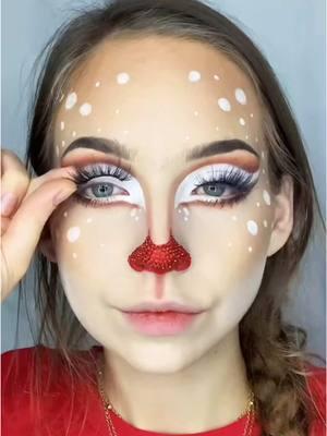 ARE YOU READY FOR CHRISTMAS ❤️ #rudolph #reindeer #santaclaus #christmas #christmasmakeup #xams #rhinestones #rhinestonemakeup #lashes #contour #eyeshadowtutorial #onthisday 