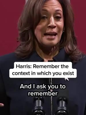 Kamala Harris: "I ask you to remember the context in which you exist... Yeah, I did that." #trumpdreamteam #fyp #foryoupage #trump2024 #crookeddemocrats #drunkkamala #yeahididthat #kamalaharris 