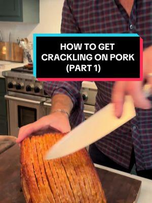 Nothing says Christmas like crackling! So here are my tips and tricks on “How To Get (the PERFECT) Crackling on Pork: Part 1.” #chefsoftiktok #chef #holidayrecipe #Recipe #cookingtips #EasyRecipe 