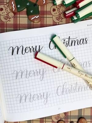 Merry Christmas🎅 Writing down the best wishes for you!❤️✨ ✍🏻Using: Sign Brush Pens #writech #fyp #christmas #brushpen #lettering #letteringideas #writing #pen #pensddict #wishes