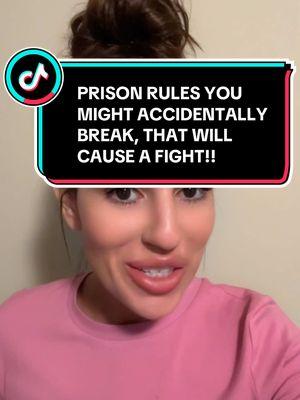 Prison rules are SERIOUS! No one explains them, so you BETTER catch on! #prison #prisonrules #prisonpolitics #prisontiktok #femaleprison #girlfight #fight #womensprison #bathroom #rulesofsurvival #rules 